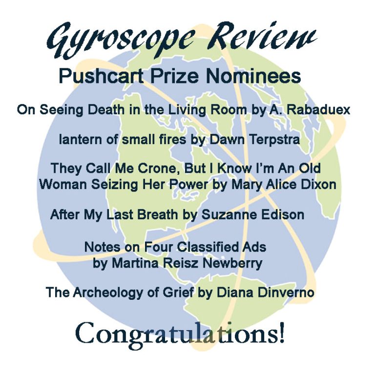 Pushcart Prize Nominees