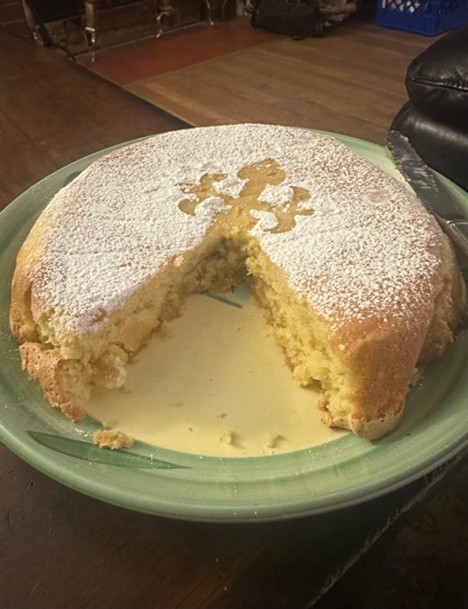A tarta de Santiago I made recently
